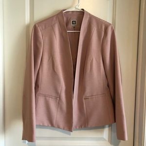 Anne Klein light pink blazer jacket